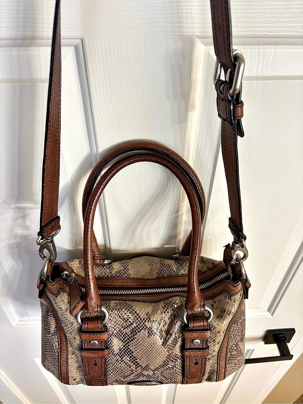 Fossil Maddox Python Satchel